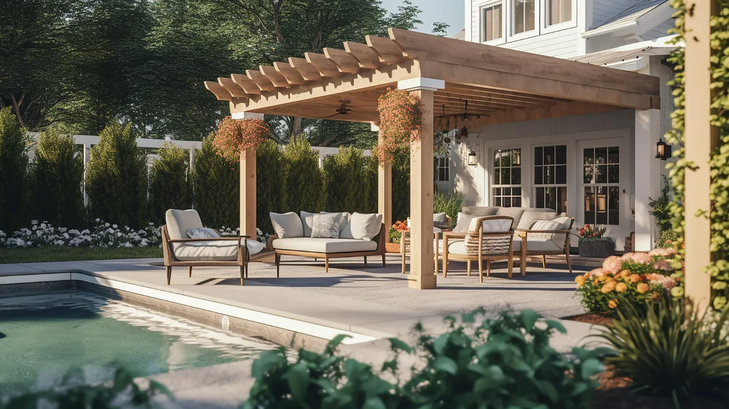 Beautiful How Much Does It Cost To Paint A Pergola Background Concept Beautiful How Much Does It Cost To Paint A Pergola Background Concept